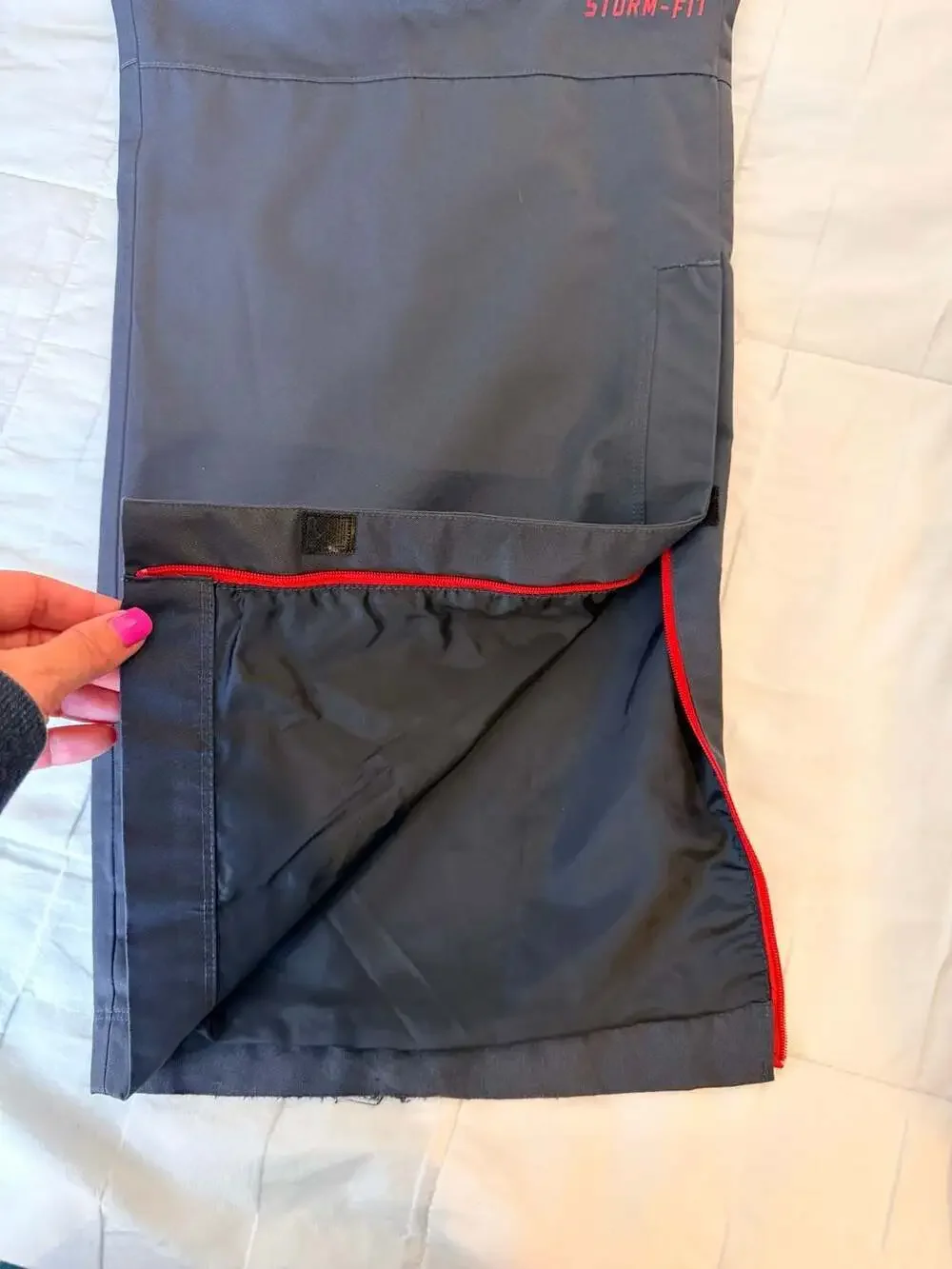 Nike Golf Storm-FIT Rain Pants Black Red Men’s XL